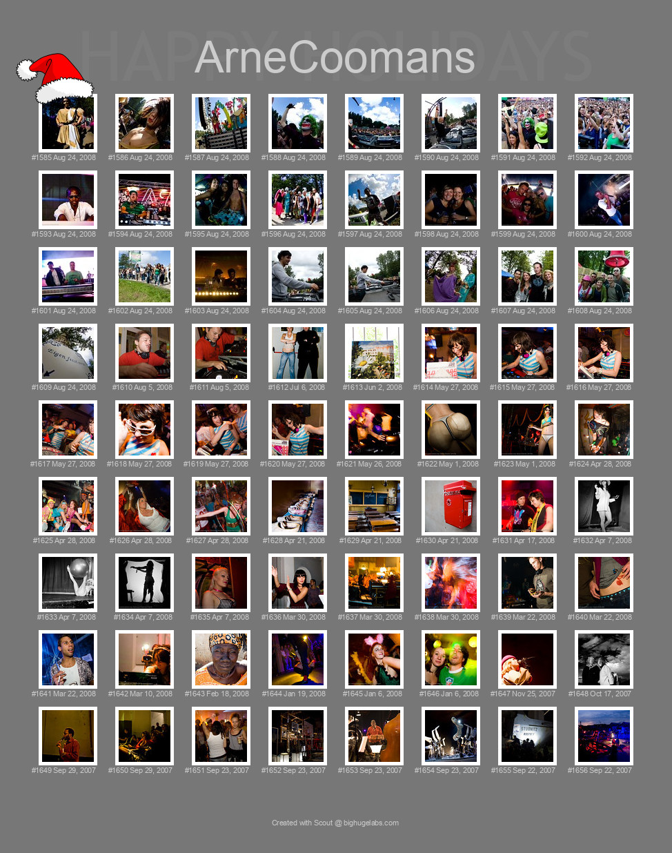 Find your photos in Flickr's Explore pages. Make a unique poster to show the world your achievement.