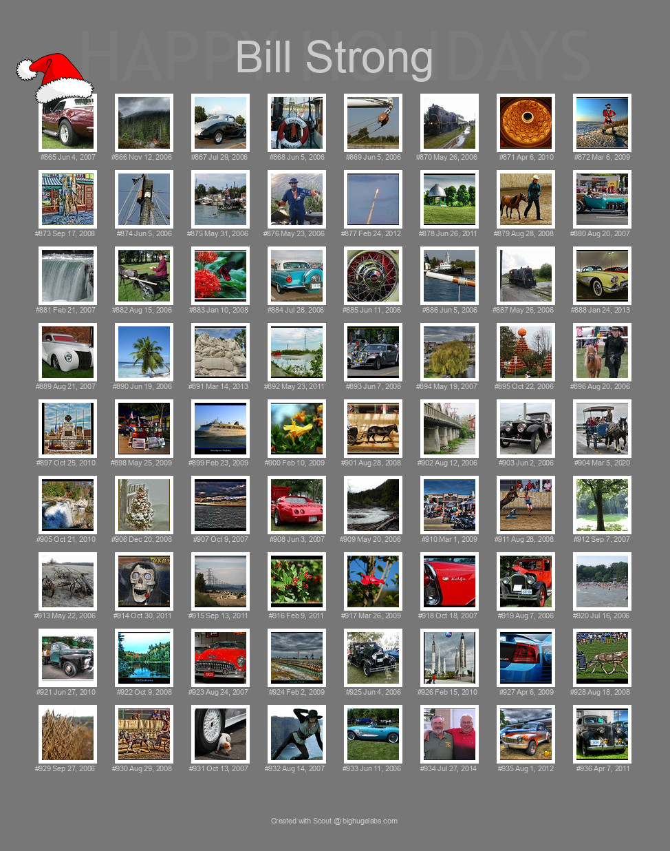 Find your photos in Flickr's Explore pages. Make a unique poster to show the world your achievement.