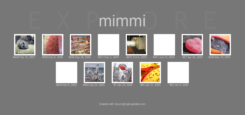 Find your photos in Flickr's Explore pages. Make a unique poster to show the world your achievement.
