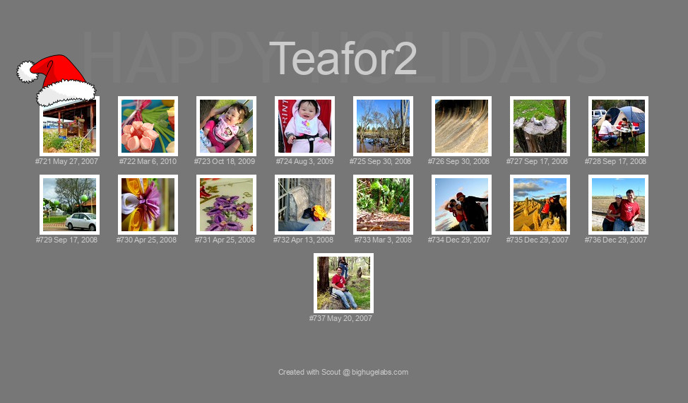 Find your photos in Flickr's Explore pages. Make a unique poster to show the world your achievement.