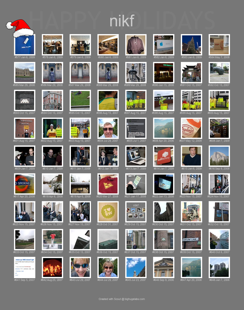Find your photos in Flickr's Explore pages. Make a unique poster to show the world your achievement.