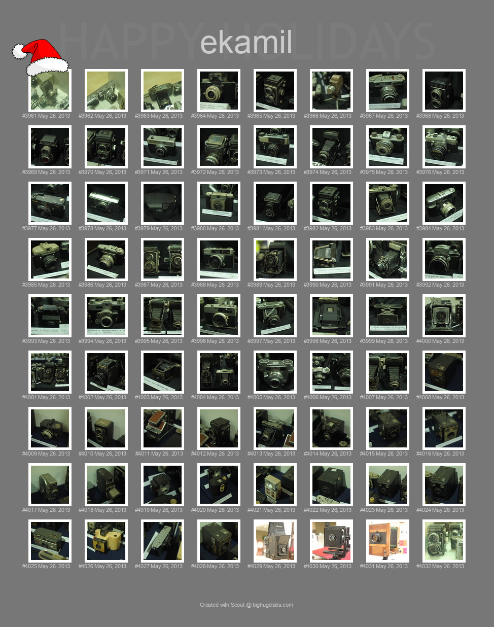 Find your photos in Flickr's Explore pages. Make a unique poster to show the world your achievement.