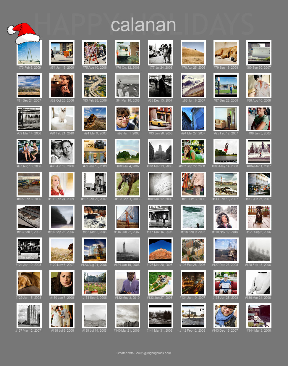 Find your photos in Flickr's Explore pages. Make a unique poster to show the world your achievement.