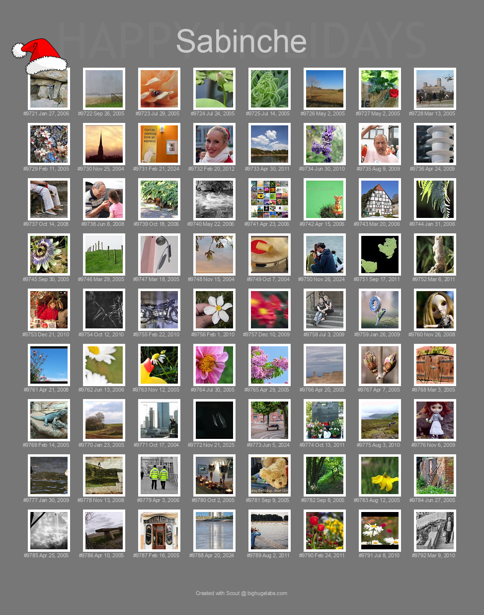 Find your photos in Flickr's Explore pages. Make a unique poster to show the world your achievement.