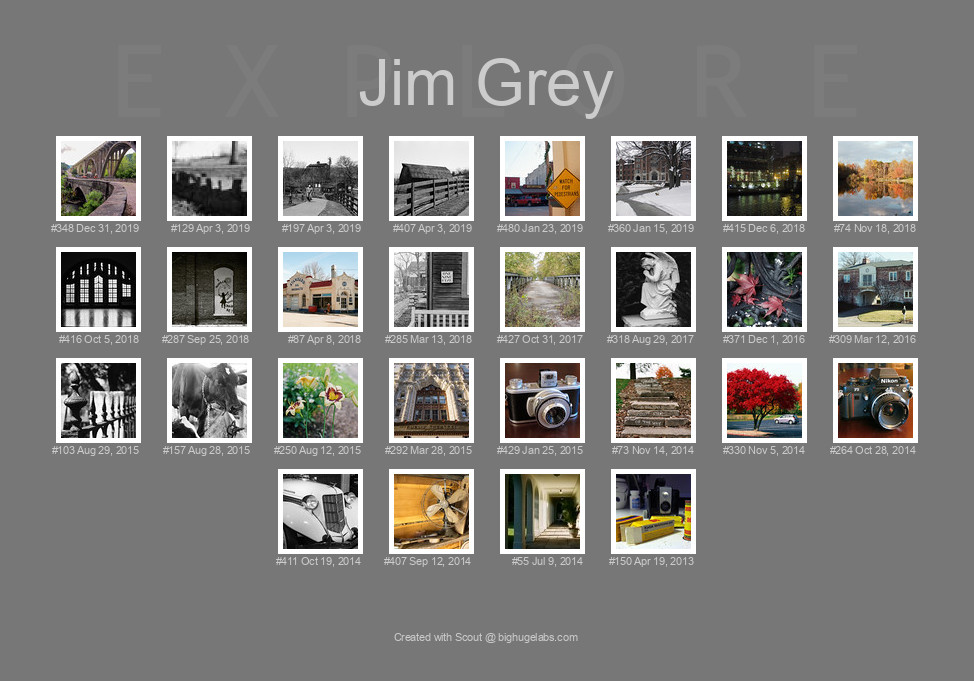 Find your photos in Flickr's Explore pages. Make a unique poster to show the world your achievement.