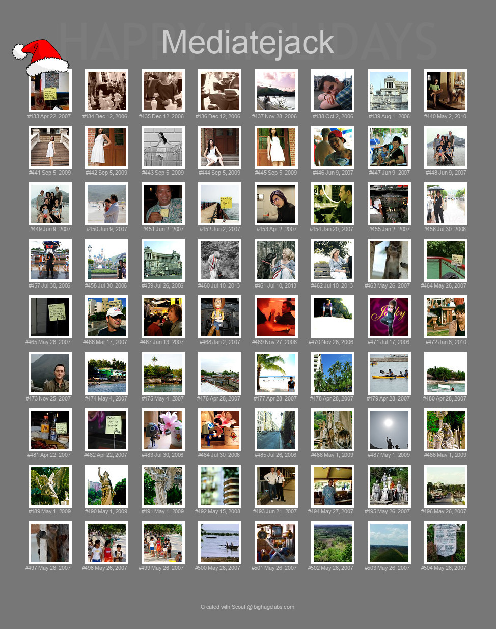 Find your photos in Flickr's Explore pages. Make a unique poster to show the world your achievement.