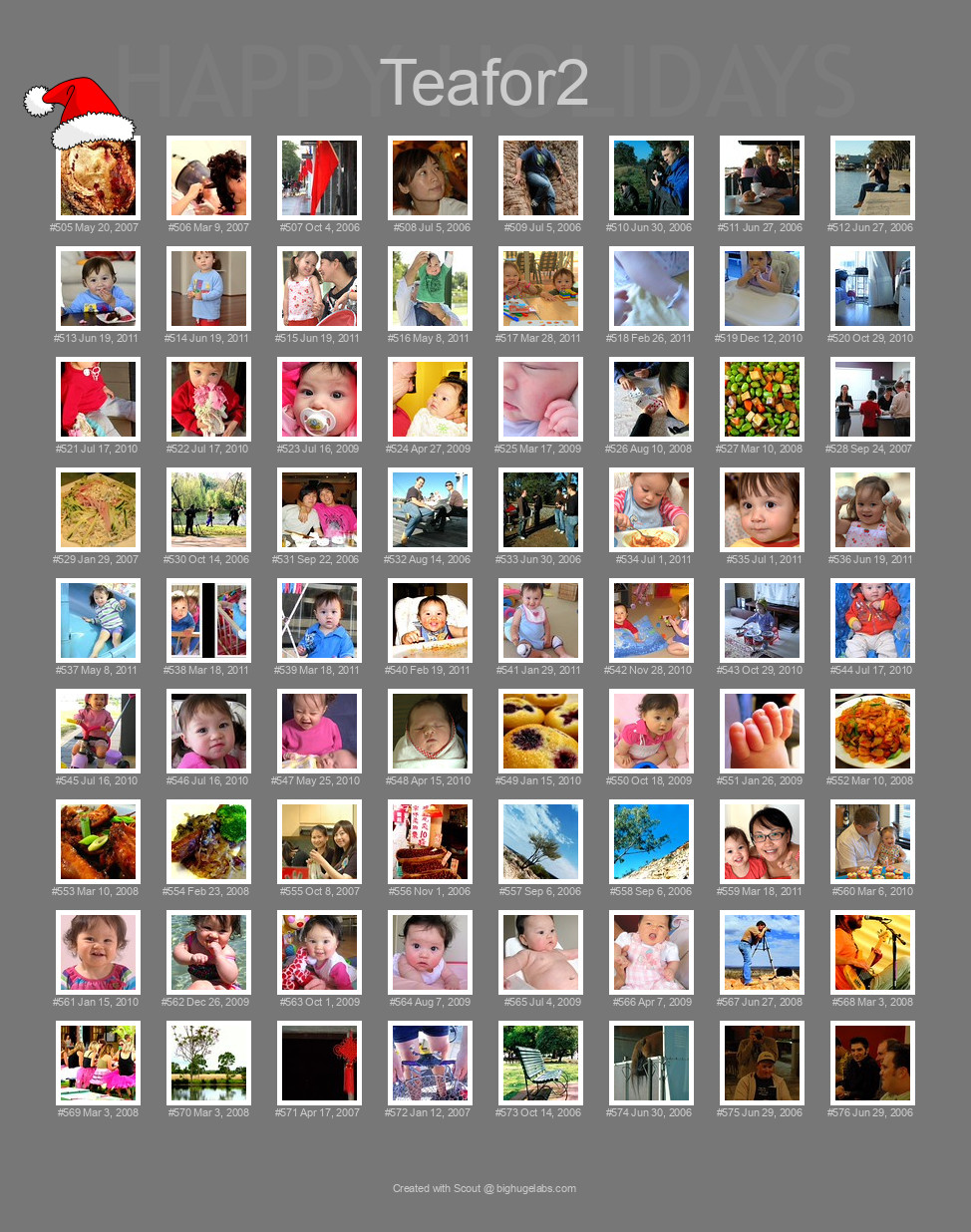 Find your photos in Flickr's Explore pages. Make a unique poster to show the world your achievement.