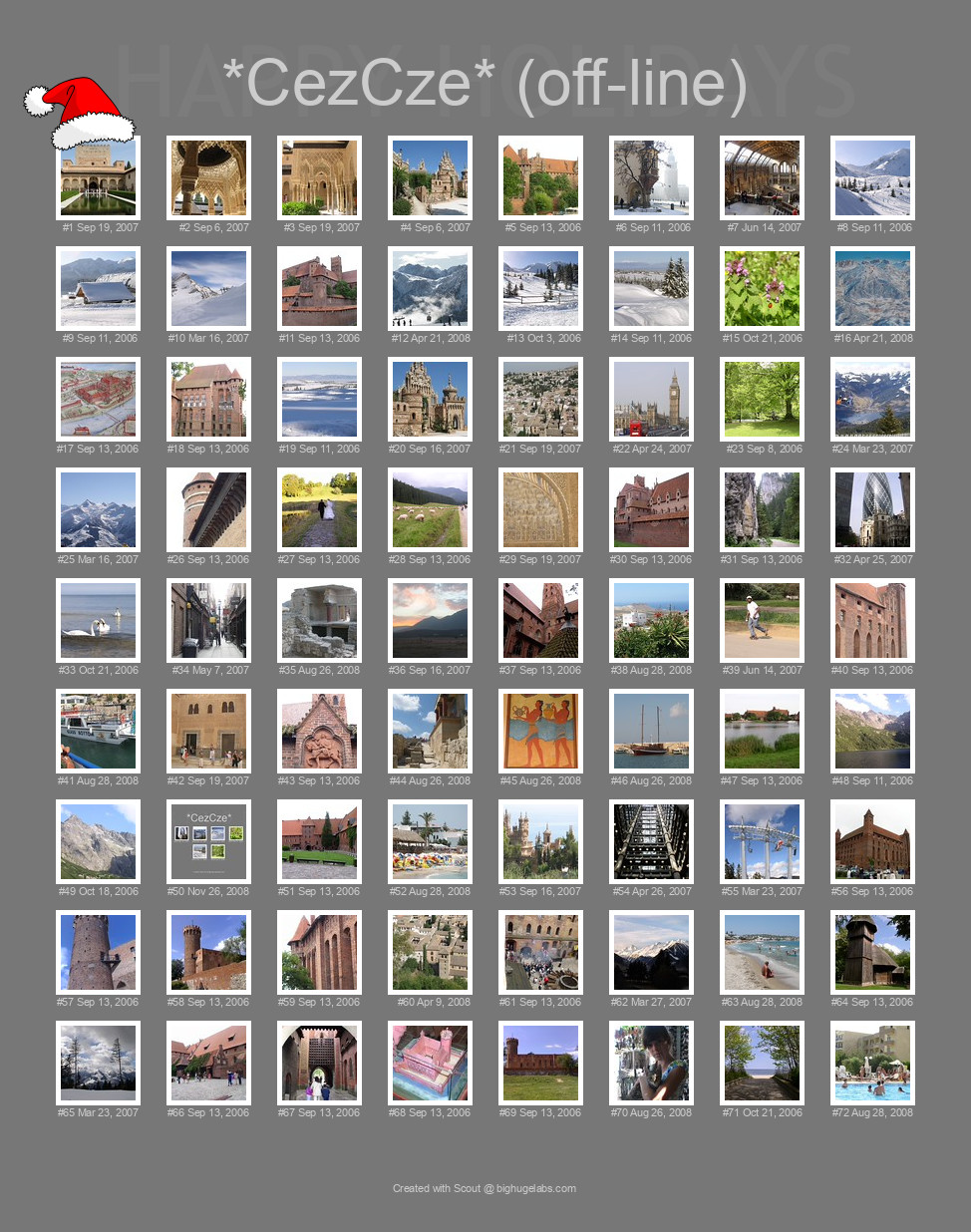 Find your photos in Flickr's Explore pages. Make a unique poster to show the world your achievement.