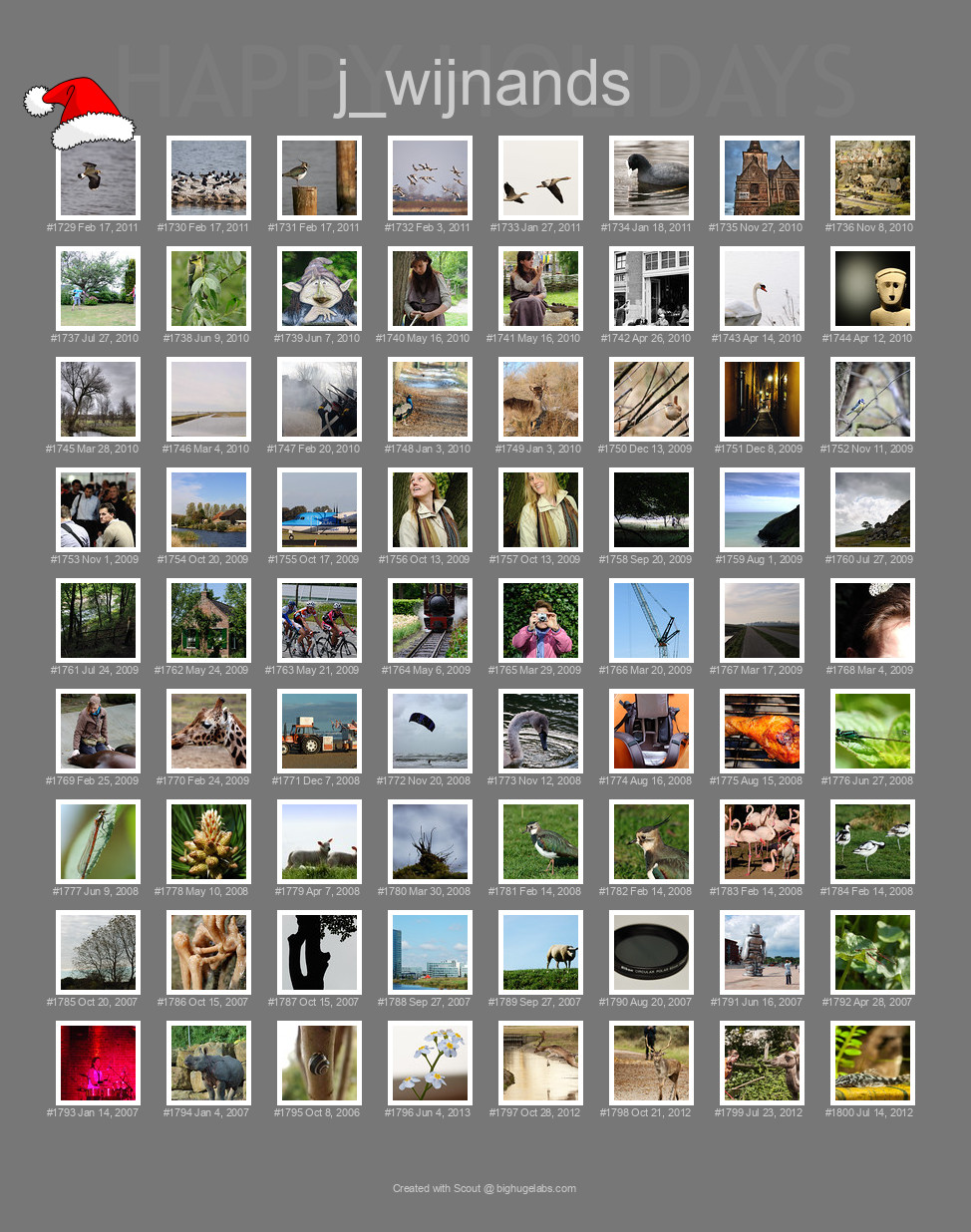 Find your photos in Flickr's Explore pages. Make a unique poster to show the world your achievement.