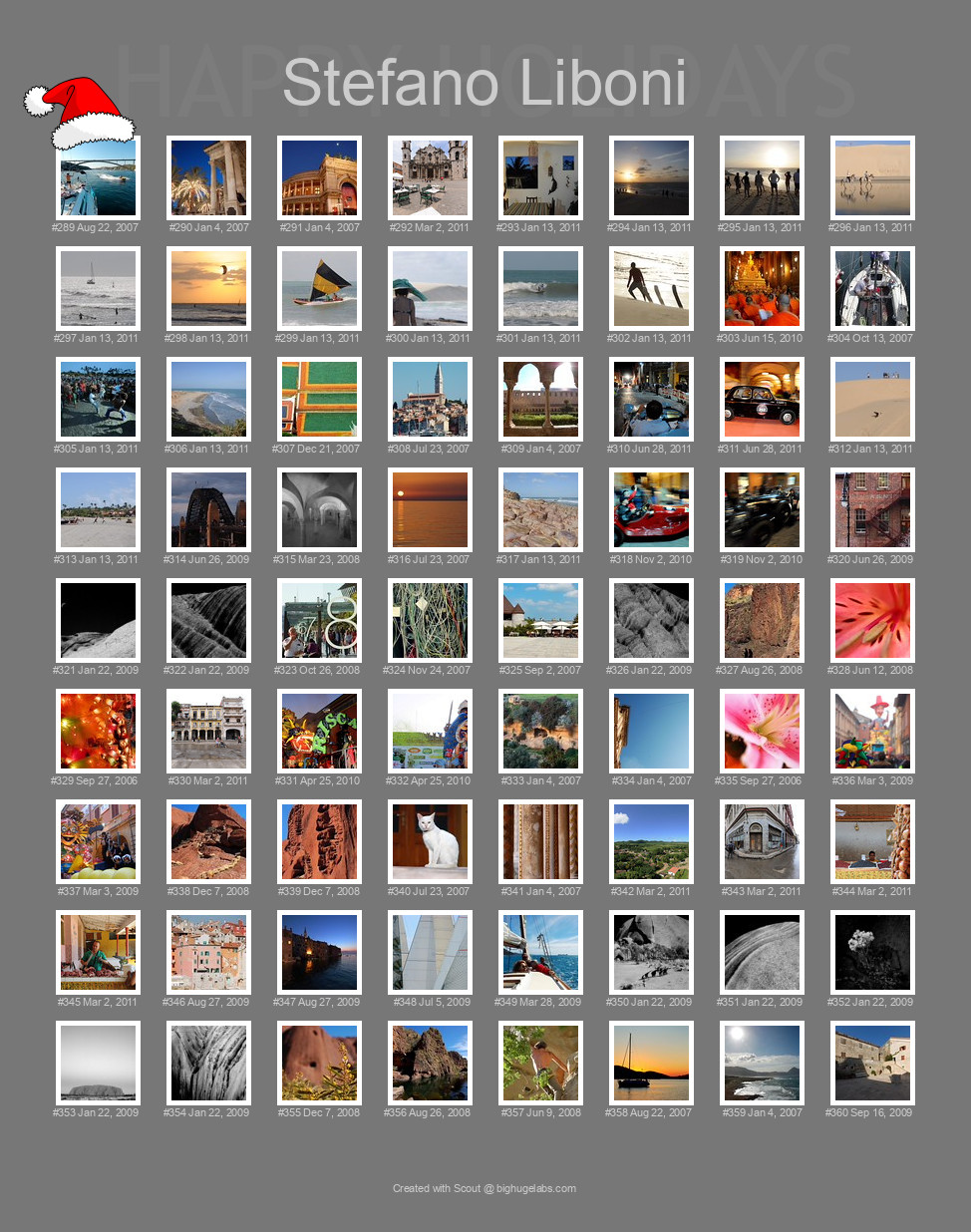 Find your photos in Flickr's Explore pages. Make a unique poster to show the world your achievement.