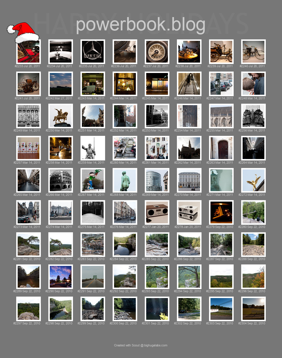 Find your photos in Flickr's Explore pages. Make a unique poster to show the world your achievement.