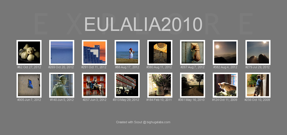 Find your photos in Flickr's Explore pages. Make a unique poster to show the world your achievement.