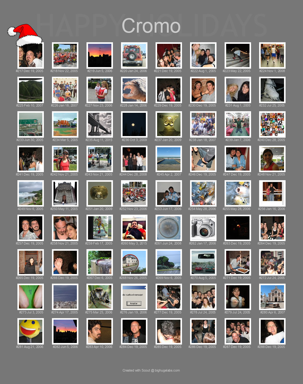 Find your photos in Flickr's Explore pages. Make a unique poster to show the world your achievement.