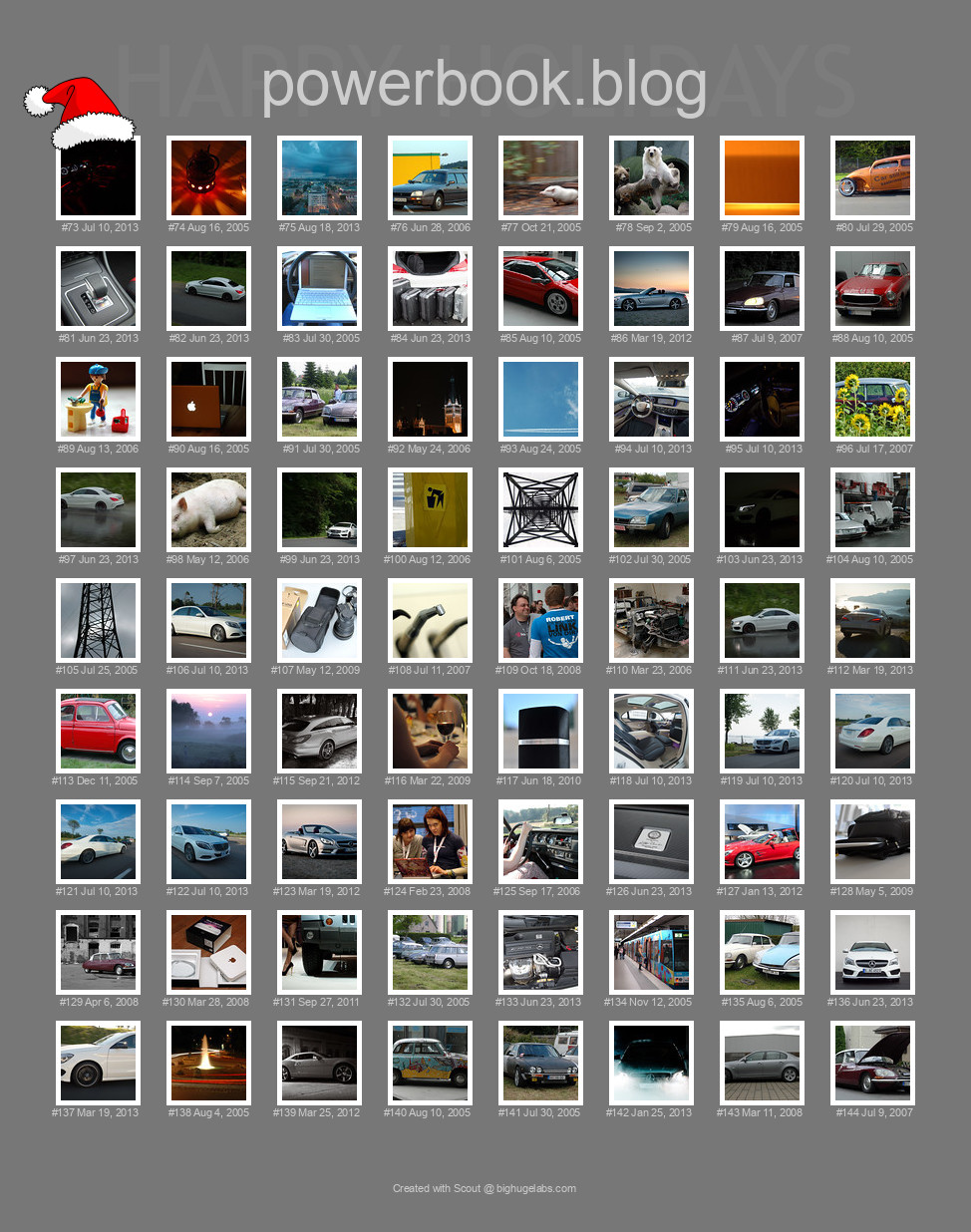 Find your photos in Flickr's Explore pages. Make a unique poster to show the world your achievement.