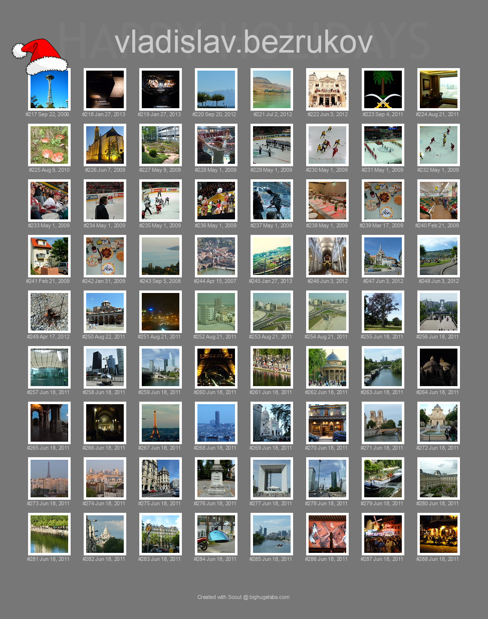Find your photos in Flickr's Explore pages. Make a unique poster to show the world your achievement.