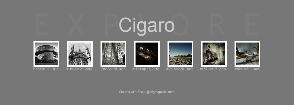 Find your photos in Flickr's Explore pages. Make a unique poster to show the world your achievement.
