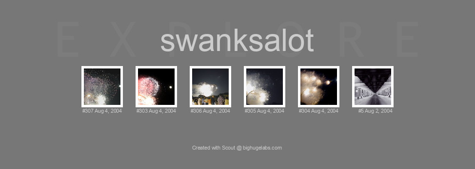 Find your photos in Flickr's Explore pages. Make a unique poster to show the world your achievement.