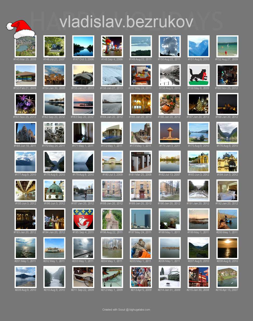 Find your photos in Flickr's Explore pages. Make a unique poster to show the world your achievement.