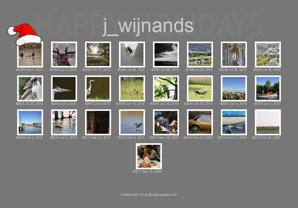 Find your photos in Flickr's Explore pages. Make a unique poster to show the world your achievement.