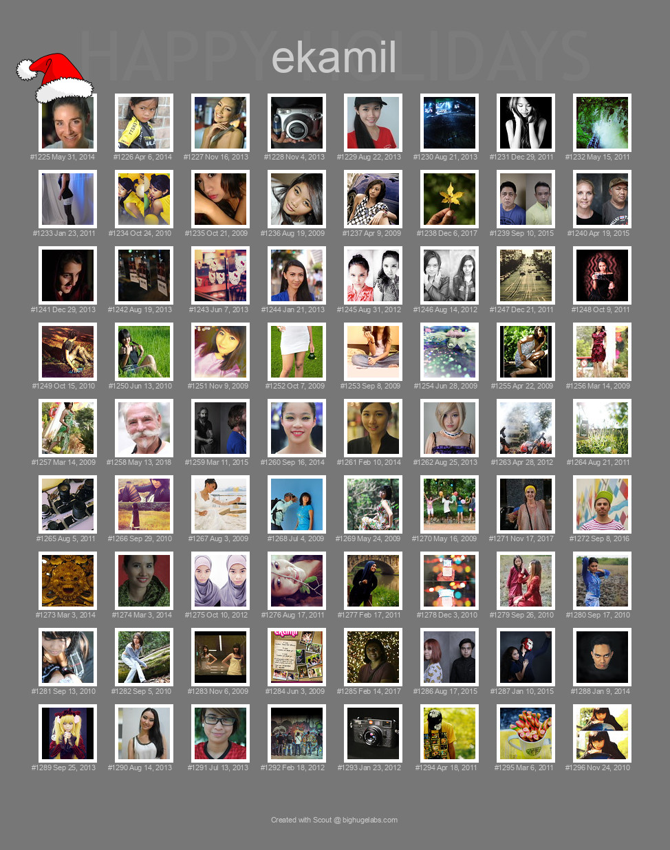 Find your photos in Flickr's Explore pages. Make a unique poster to show the world your achievement.