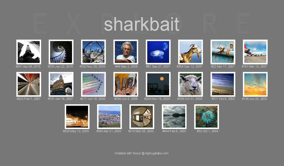 Find your photos in Flickr's Explore pages. Make a unique poster to show the world your achievement.