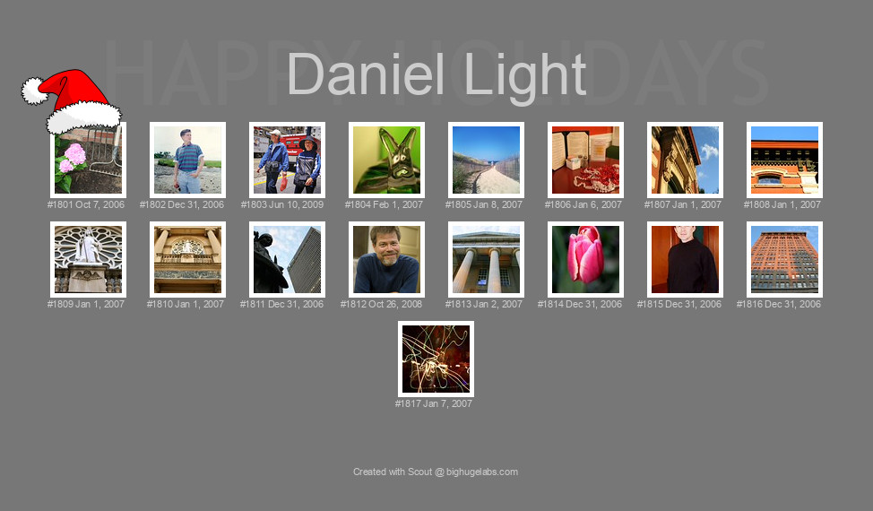 Find your photos in Flickr's Explore pages. Make a unique poster to show the world your achievement.