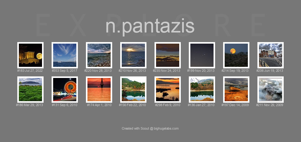 Find your photos in Flickr's Explore pages. Make a unique poster to show the world your achievement.