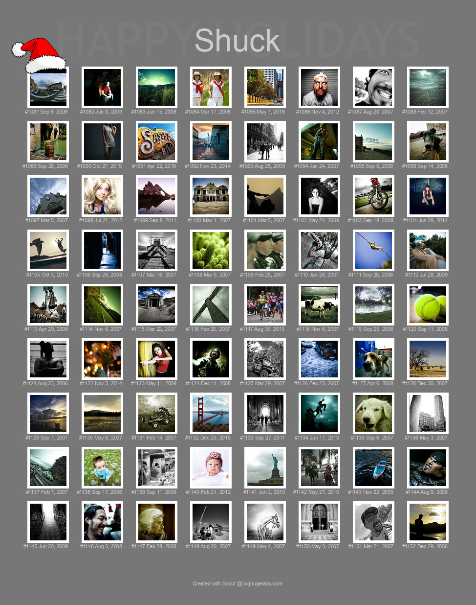 Find your photos in Flickr's Explore pages. Make a unique poster to show the world your achievement.