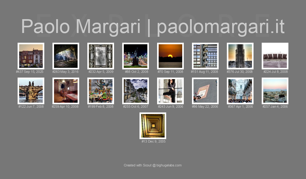 Find your photos in Flickr's Explore pages. Make a unique poster to show the world your achievement.