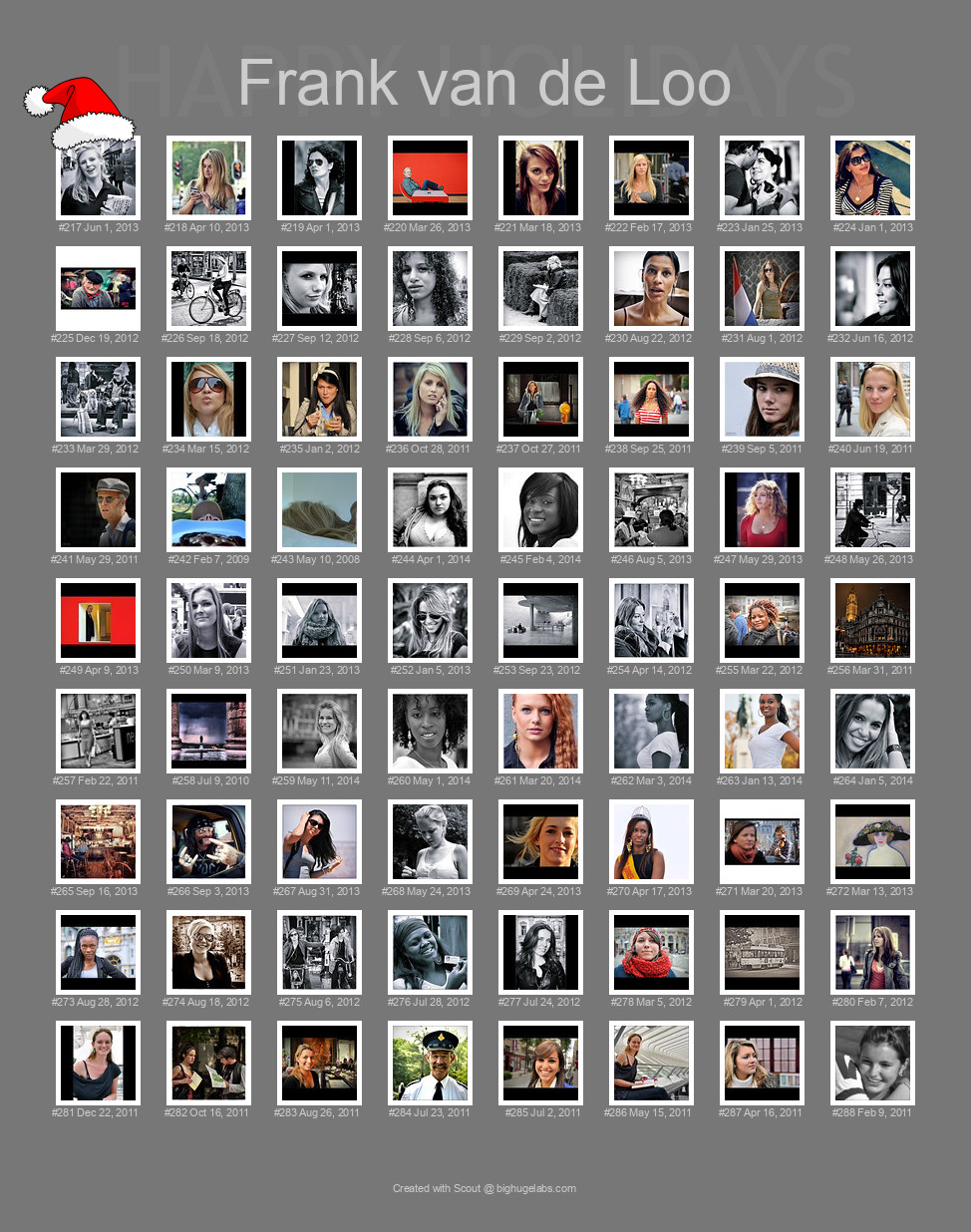 Find your photos in Flickr's Explore pages. Make a unique poster to show the world your achievement.