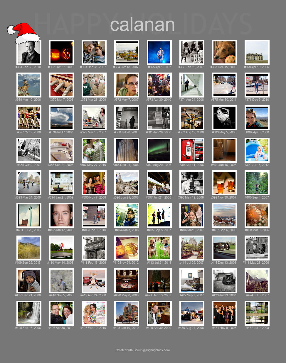Find your photos in Flickr's Explore pages. Make a unique poster to show the world your achievement.