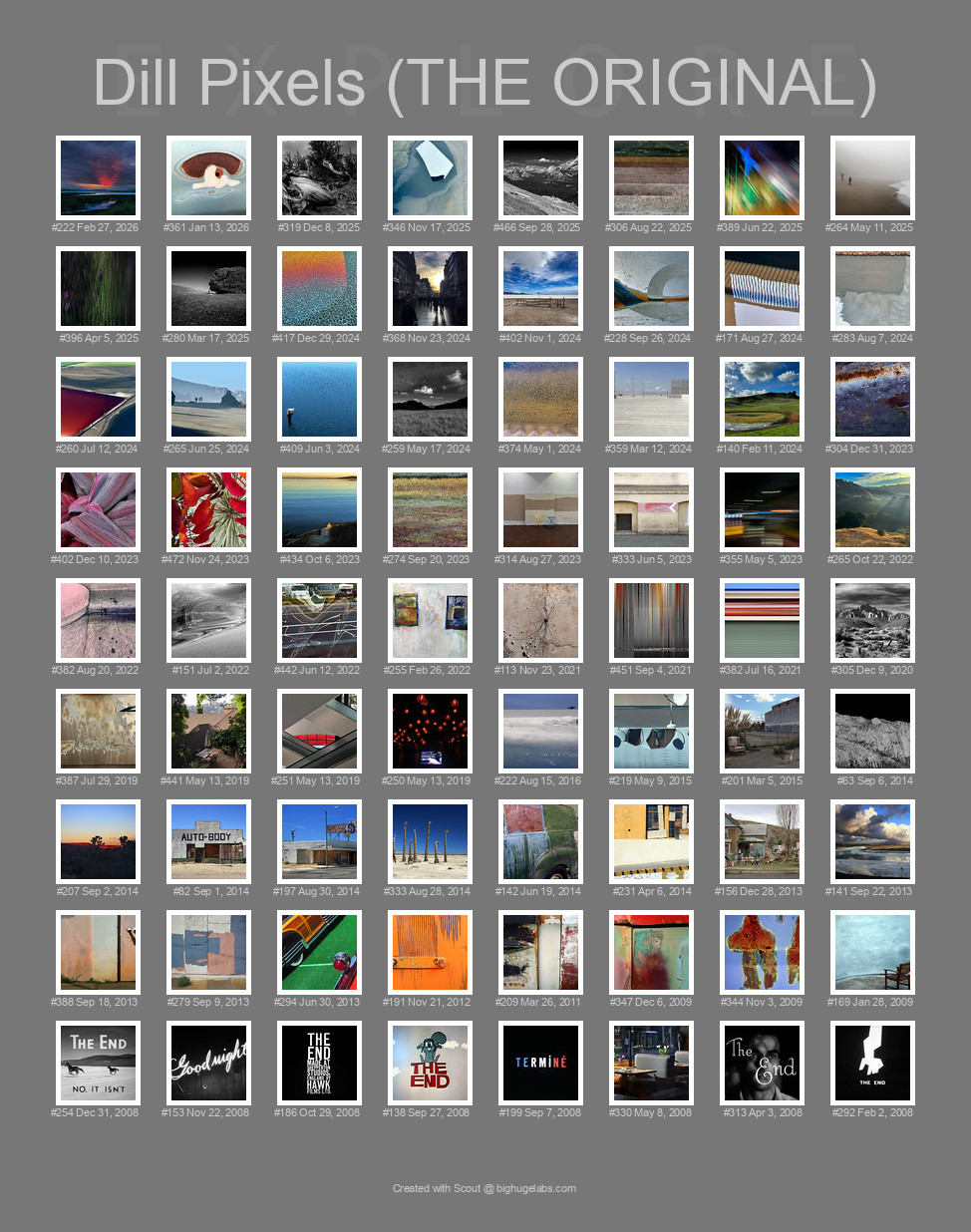 Find your photos in Flickr's Explore pages. Make a unique poster to show the world your achievement.