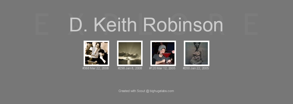 Find your photos in Flickr's Explore pages. Make a unique poster to show the world your achievement.