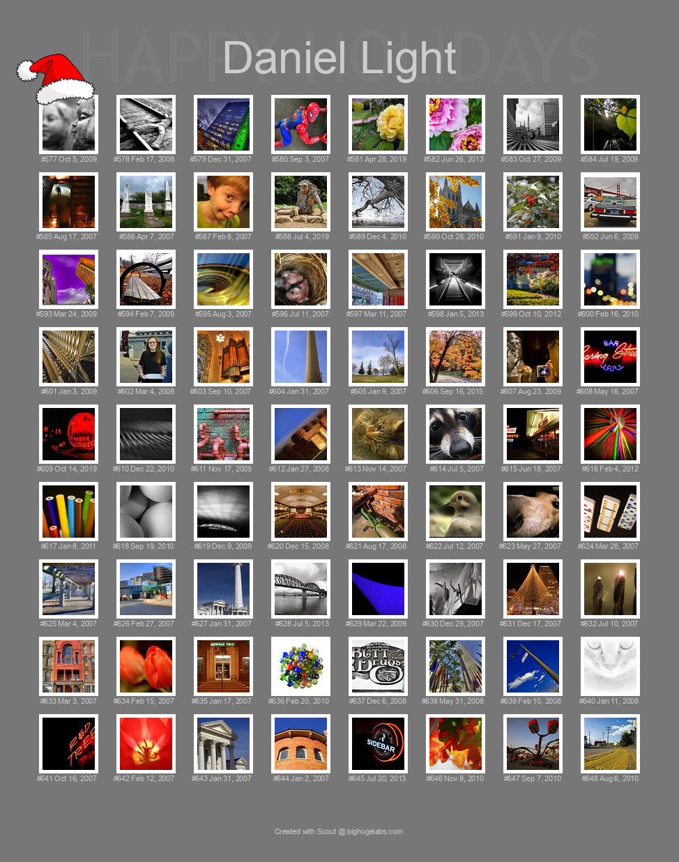 Find your photos in Flickr's Explore pages. Make a unique poster to show the world your achievement.