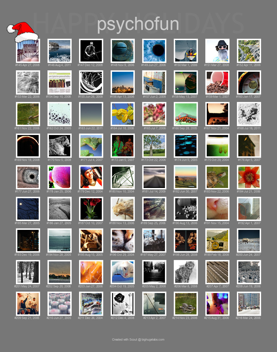 Find your photos in Flickr's Explore pages. Make a unique poster to show the world your achievement.