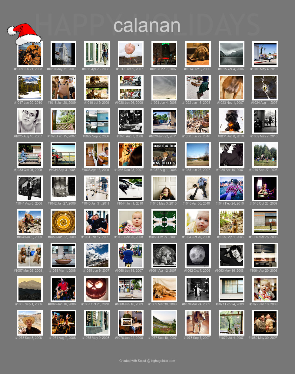 Find your photos in Flickr's Explore pages. Make a unique poster to show the world your achievement.