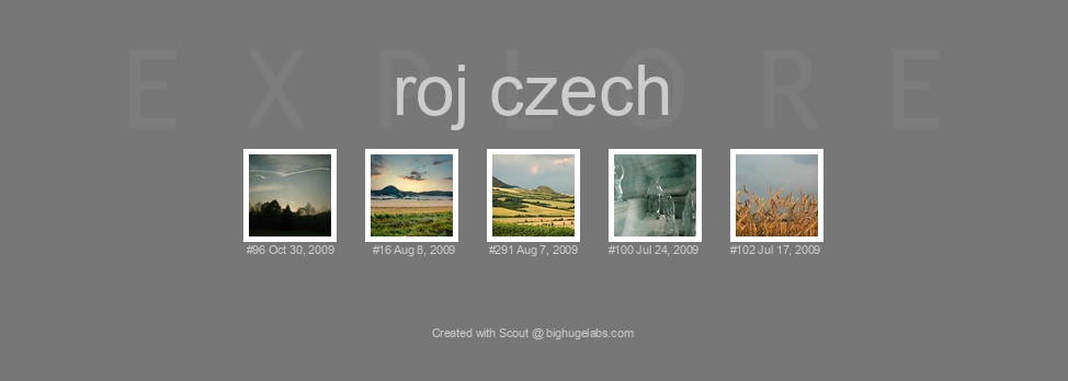 Find your photos in Flickr's Explore pages. Make a unique poster to show the world your achievement.