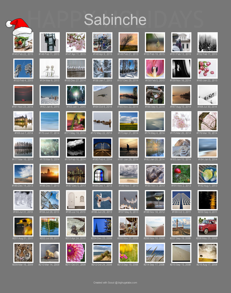 Find your photos in Flickr's Explore pages. Make a unique poster to show the world your achievement.