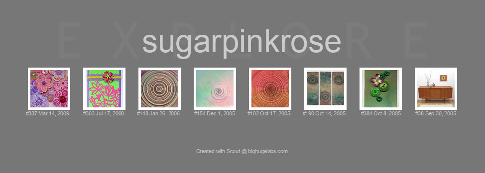 Find your photos in Flickr's Explore pages. Make a unique poster to show the world your achievement.