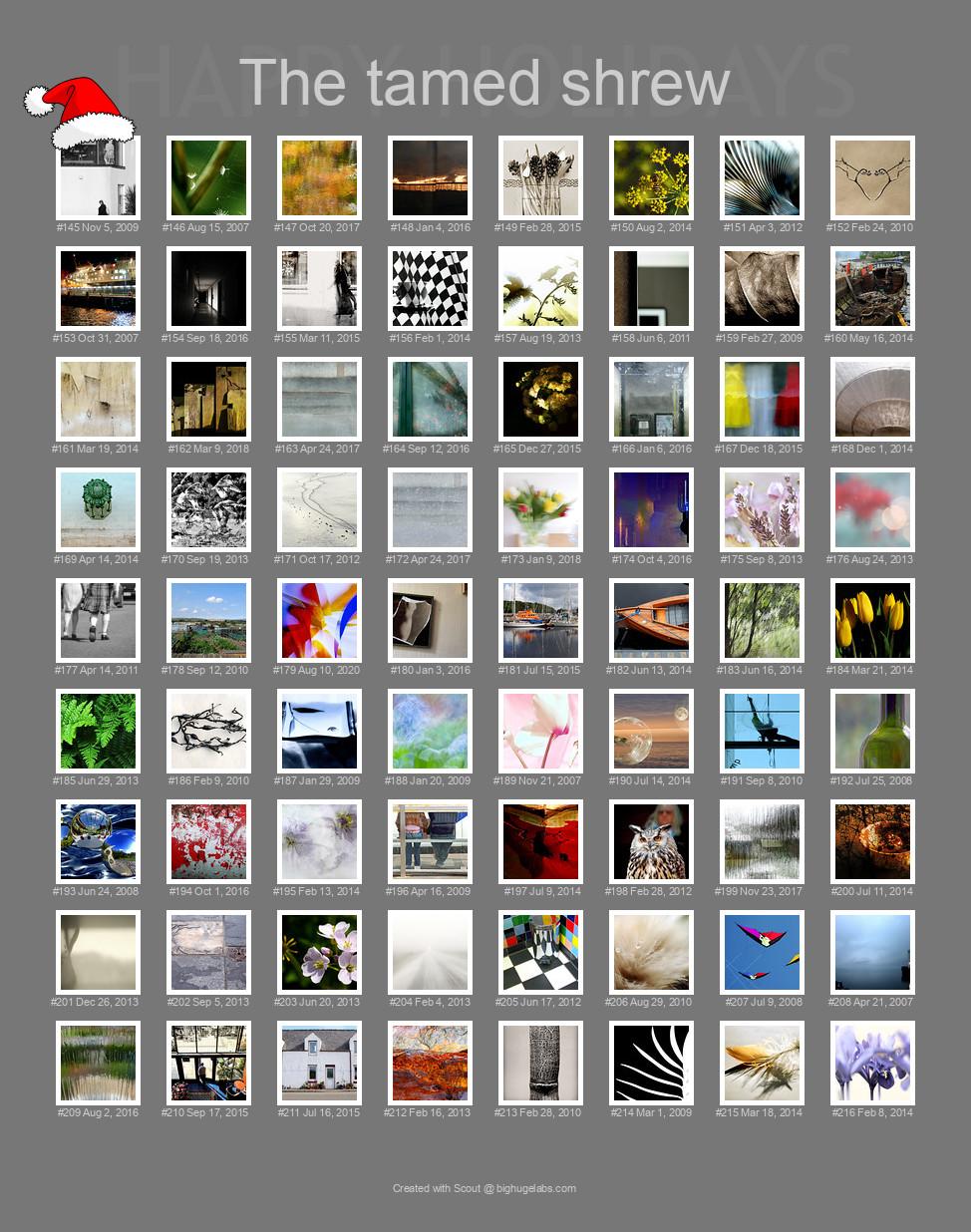 Find your photos in Flickr's Explore pages. Make a unique poster to show the world your achievement.