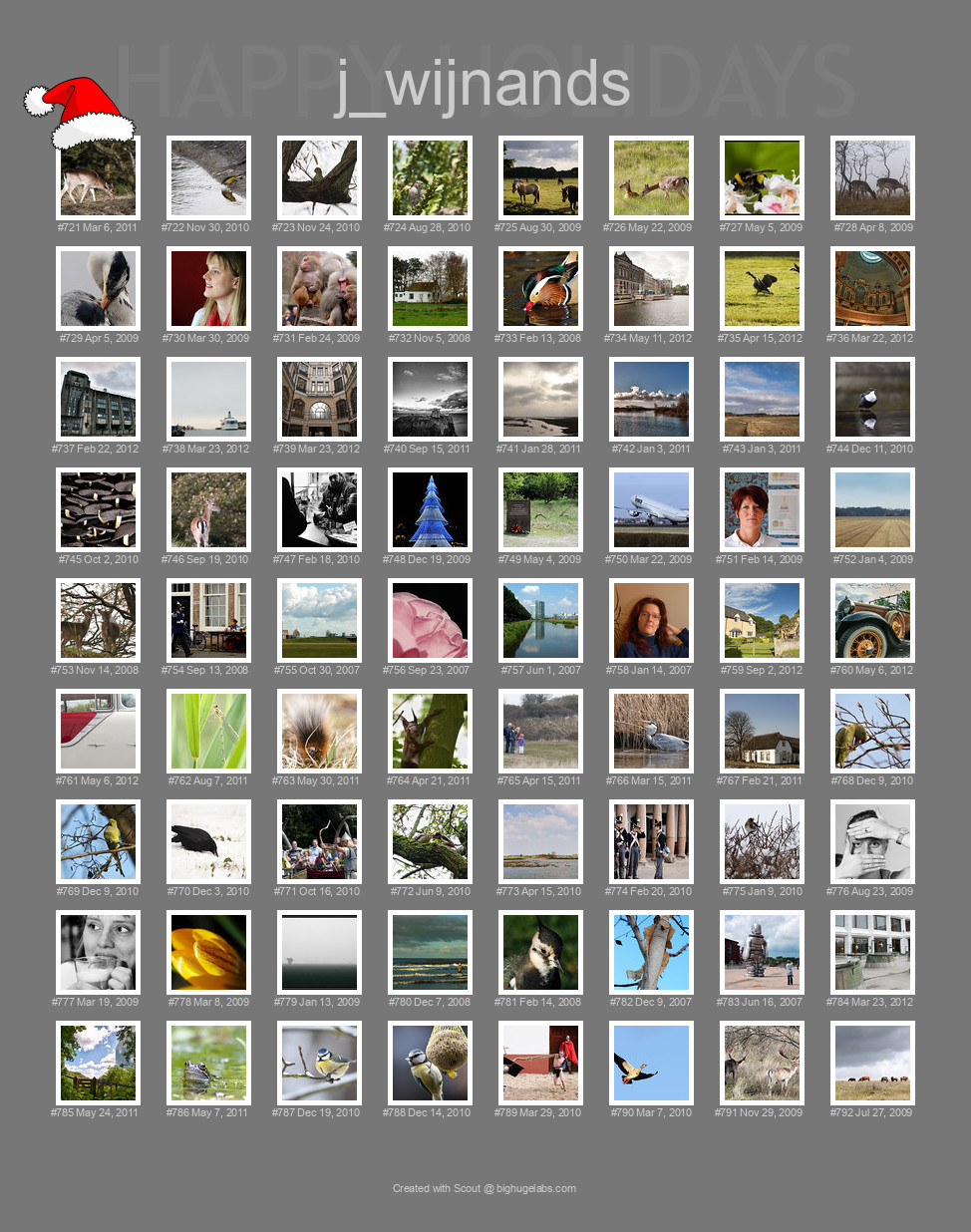 Find your photos in Flickr's Explore pages. Make a unique poster to show the world your achievement.