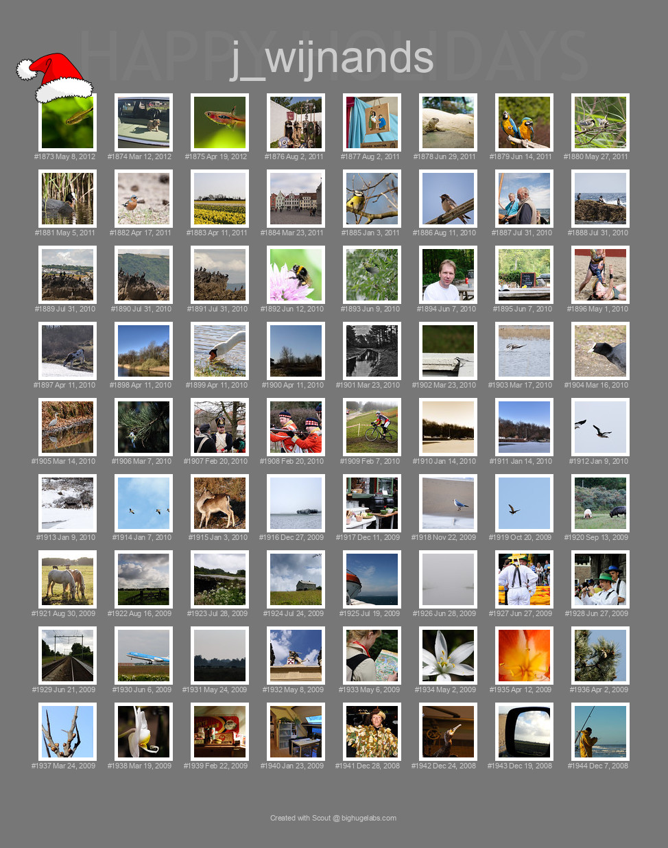 Find your photos in Flickr's Explore pages. Make a unique poster to show the world your achievement.