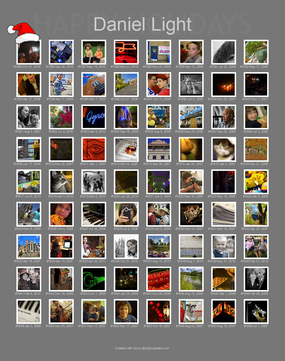 Find your photos in Flickr's Explore pages. Make a unique poster to show the world your achievement.