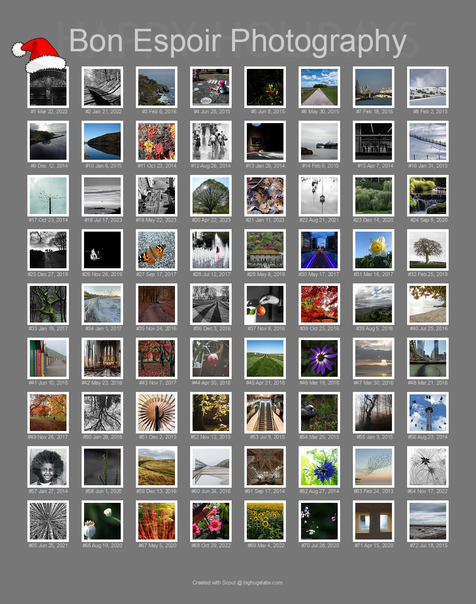 Find your photos in Flickr's Explore pages. Make a unique poster to show the world your achievement.