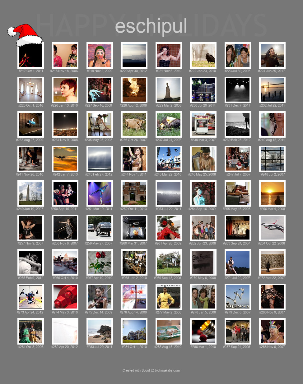 Find your photos in Flickr's Explore pages. Make a unique poster to show the world your achievement.