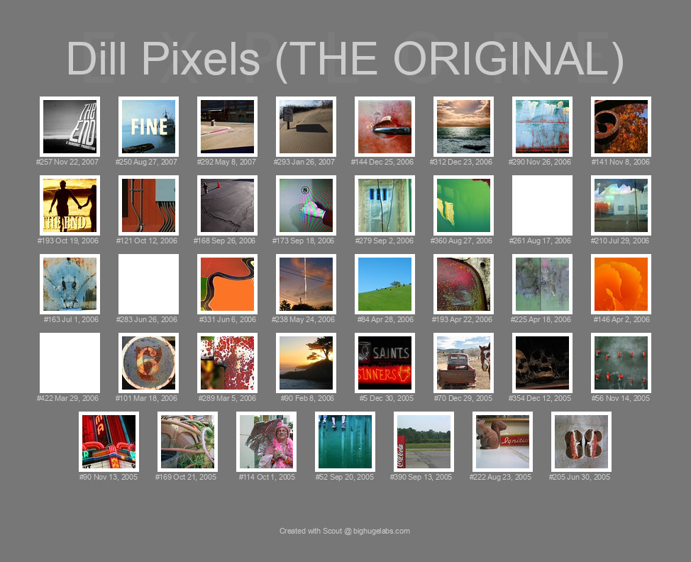 Find your photos in Flickr's Explore pages. Make a unique poster to show the world your achievement.