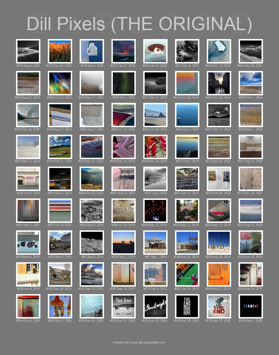 Find your photos in Flickr's Explore pages. Make a unique poster to show the world your achievement.