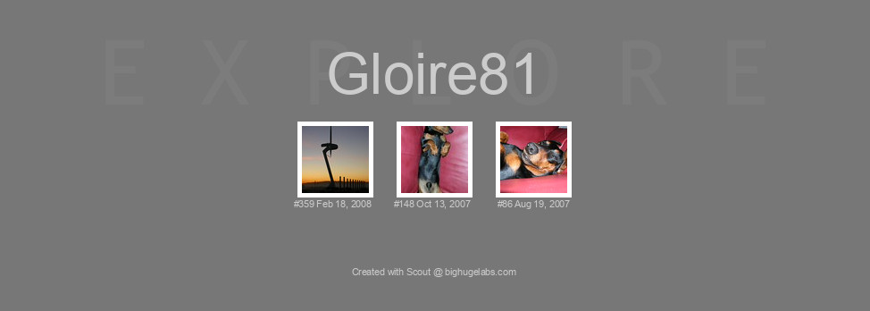 Find your photos in Flickr's Explore pages. Make a unique poster to show the world your achievement.