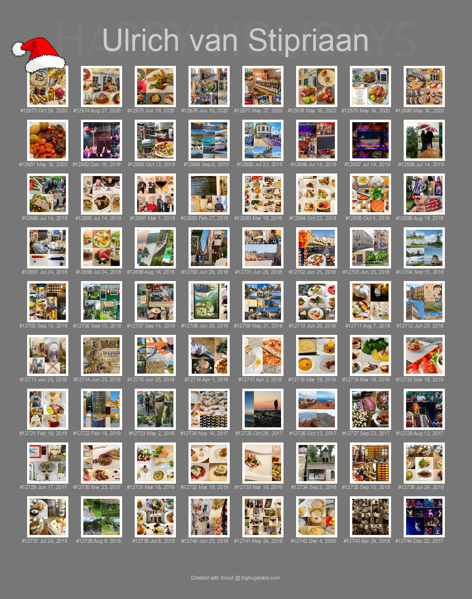 Find your photos in Flickr's Explore pages. Make a unique poster to show the world your achievement.