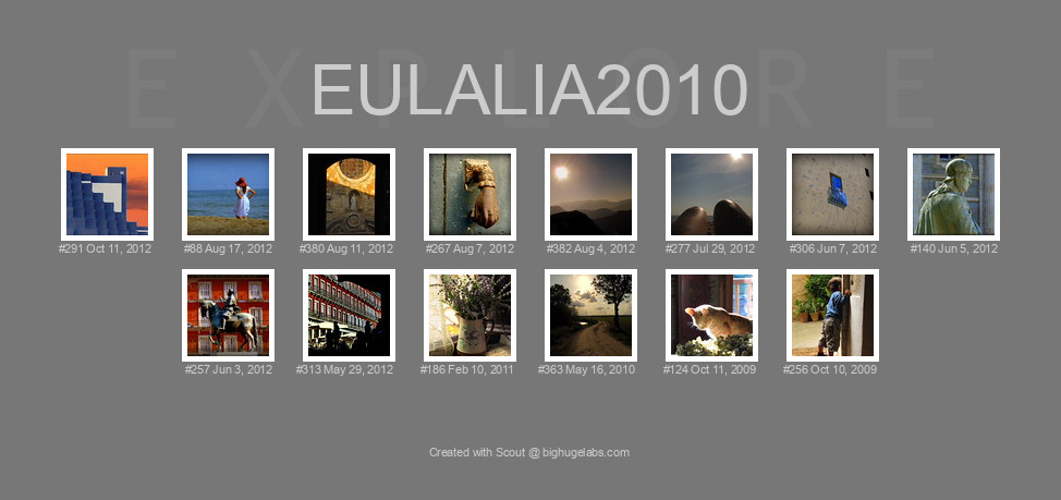 Find your photos in Flickr's Explore pages. Make a unique poster to show the world your achievement.